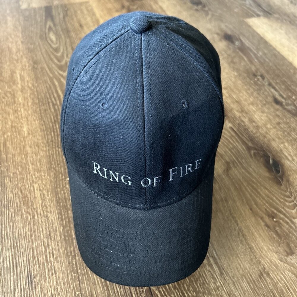 Ring Of Fire -Black Baseball Cap - Visual Effects Team - Flexfit S-M